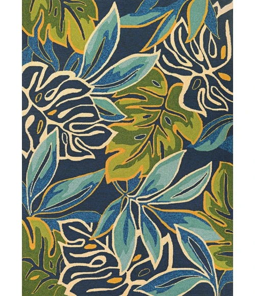 Couristan Covington Azure/Forest Green 4361/0671 2 ft. X 6 ft. Rectangle Rug