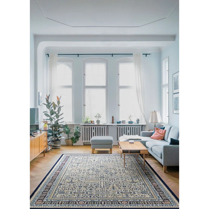 Couristan Old World Classic Antique Cream 4532/2103 6 ft. 6 in. X 9 ft. 10 in. Rectangle Rug