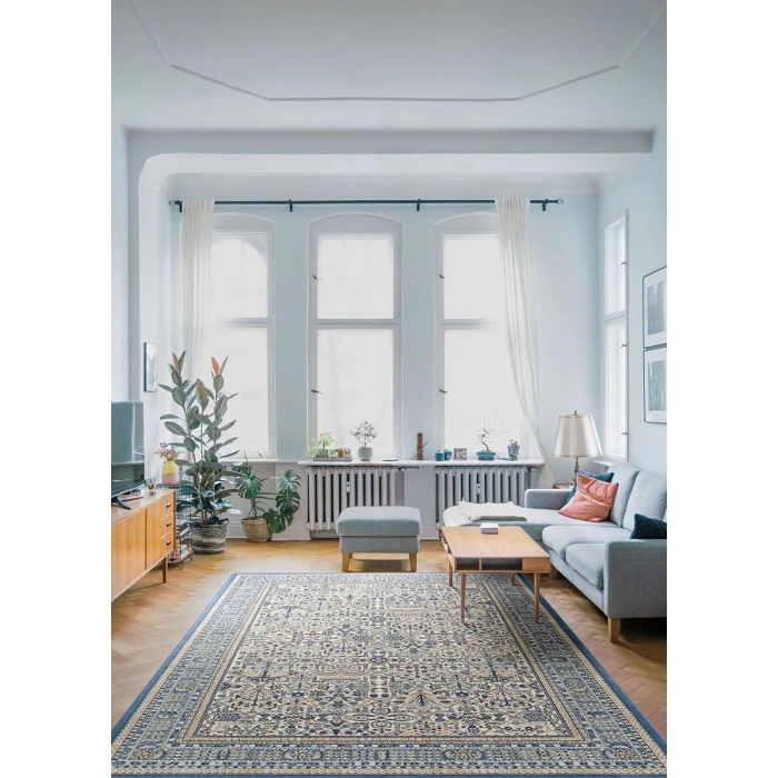 Couristan Old World Classic Antique Cream 4532/7101 4 ft. 6 in. X 6 ft. 6 in. Rectangle Rug