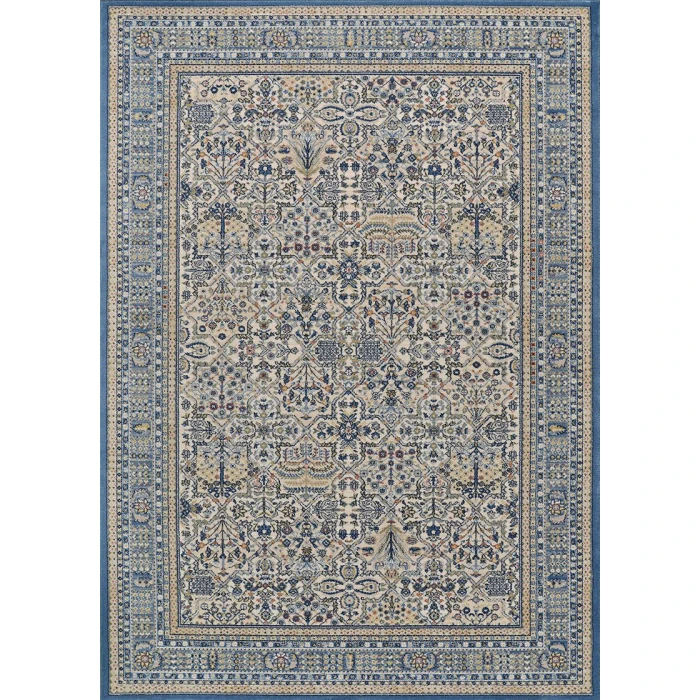 Couristan Old World Classic Antique Cream 4532/7101 4 ft. 6 in. X 6 ft. 6 in. Rectangle Rug