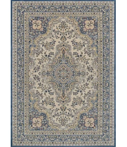 Couristan Old World Classic Alabaster/Powder Blue 4538/1011 7 ft. 10 in. X 11 ft. 2 in. Rectangle Rug