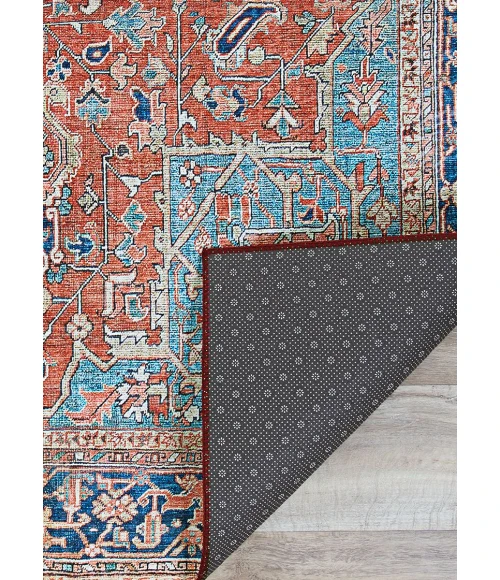Couristan Pasha Heriz 5' x 8' Ruby  Area Rug