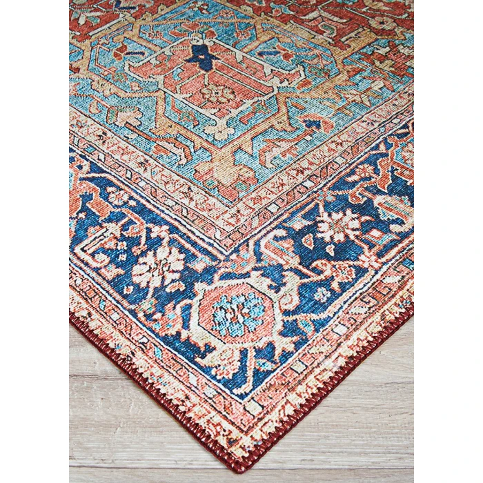 Couristan Pasha Heriz 9' x 12' Ruby  Area Rug