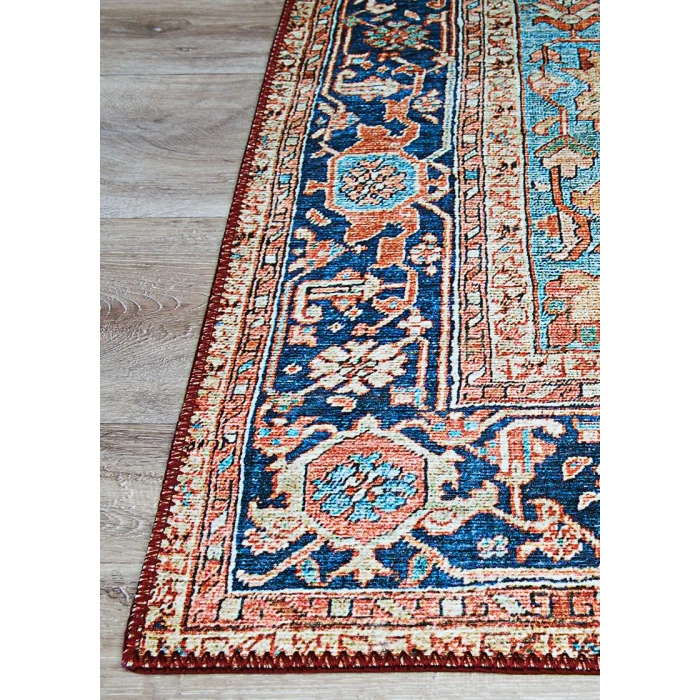 Couristan Pasha Heriz 9' x 12' Ruby  Area Rug