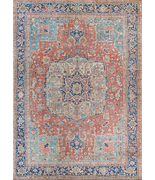 Couristan Pasha Heriz 5' x 8' Ruby  Area Rug