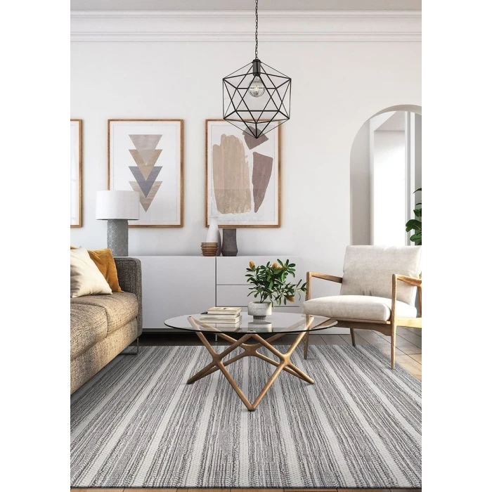 Couristan Aspen Dark Grey 5002/2003 9 ft. X 12 ft. Rectangle Rug