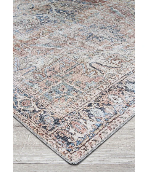 Couristan Pasha Rust 5085/5040 5 ft. X 8 ft. Rectangle Rug