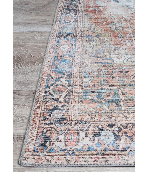 Couristan Pasha Rust 5085/5040 5 ft. X 8 ft. Rectangle Rug