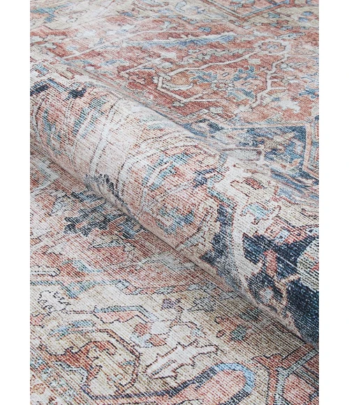 Couristan Pasha Rust 5085/5040 5 ft. X 8 ft. Rectangle Rug