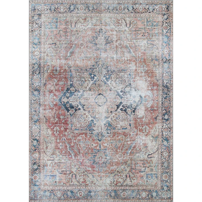 Couristan Pasha Rust 5085/5040 9 ft. X 12 ft. Rectangle Rug