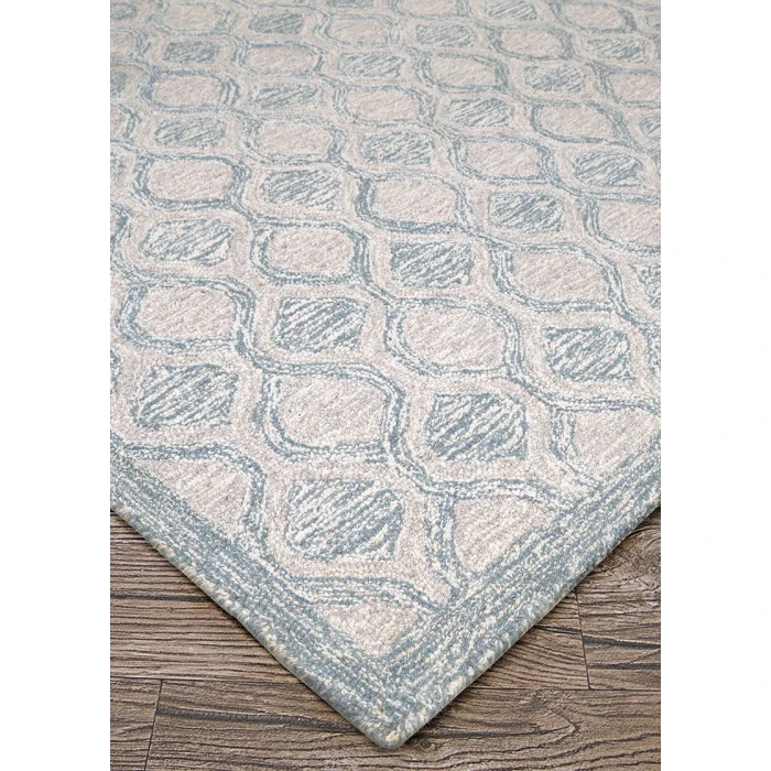 Couristan Silverthorne Cornflower 5102/0001 6 ft. X 9 ft. Rectangle Rug