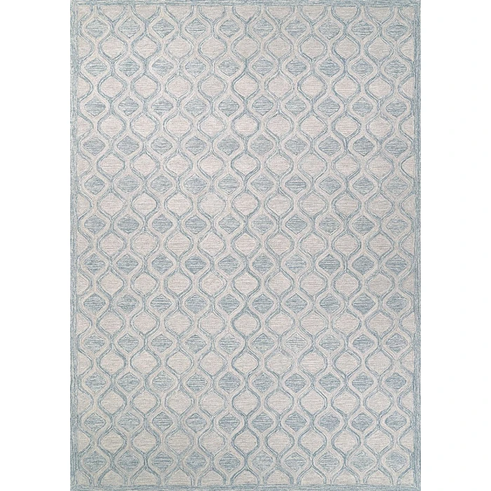 Couristan Silverthorne Cornflower 5102/0001 6 ft. X 9 ft. Rectangle Rug