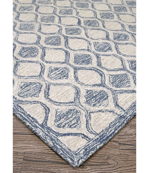 Couristan Silverthorne Indigo 5102/0002 9 ft. X 12 ft. Rectangle Rug