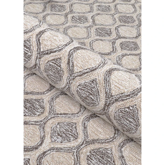 Couristan Silverthorne Sandlewood 5102/0004 6 ft. X 9 ft. Rectangle Rug