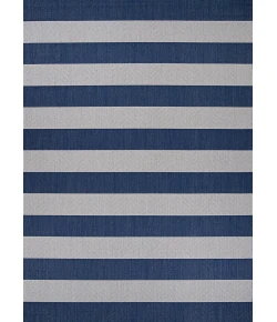 Couristan Afuera Yacht Club Midnghtblu/Ivory Area Rug 2 ft. 2 in. X 7 ft. 10 in. Rectangle