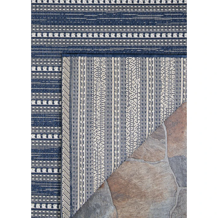 Couristan Afuera Beachcomber 8' Runner Marine /Shell Area Rug