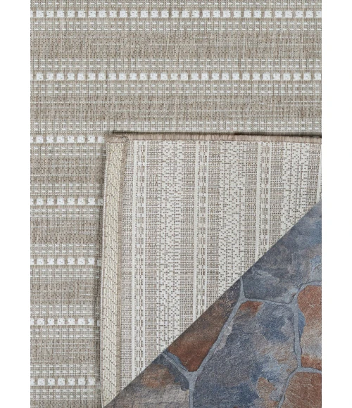 Couristan Afuera Mink/Shell 5262/6009 2 ft. X 3 ft. 7 in. Rectangle Rug