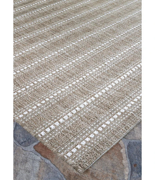Couristan Afuera Mink/Shell 5262/6009 2 ft. X 3 ft. 7 in. Rectangle Rug