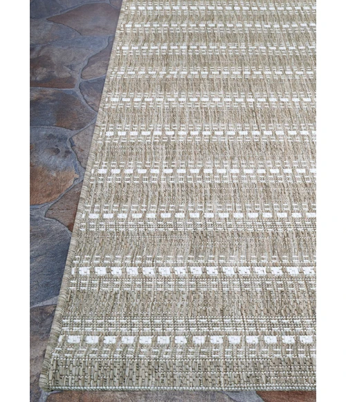 Couristan Afuera Mink/Shell 5262/6009 2 ft. X 3 ft. 7 in. Rectangle Rug