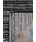 Couristan Afuera Beachcomber Long Runner Onyx/Shell Area Rug
