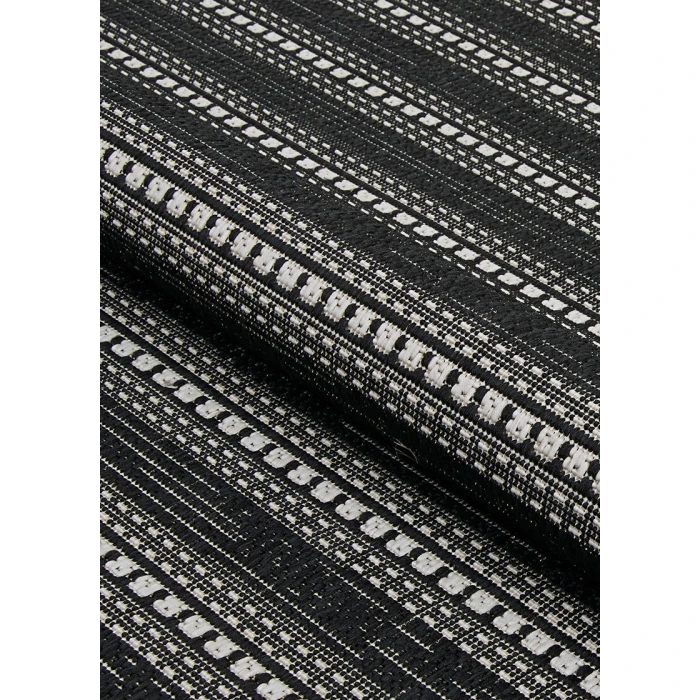 Couristan Afuera Beachcomber Long Runner Onyx/Shell Area Rug