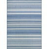 Couristan Recife Gazebo Stripe Champ/Blue Area Rug 7 ft. 6 in. X 7 ft. 6 in. Square
