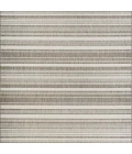 Couristan Recife Gazebo Stripe 9' Round Champ/Taupe Area Rug