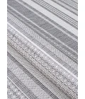 Couristan Recife Gazebo Stripe Square Champ/Grey Area Rug