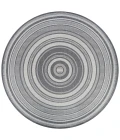 Couristan Recife Gazebo Stripe Square Champ/Grey Area Rug