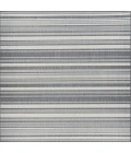Couristan Recife Gazebo Stripe Square Champ/Grey Area Rug