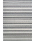 Couristan Recife Gazebo Stripe Square Champ/Grey Area Rug