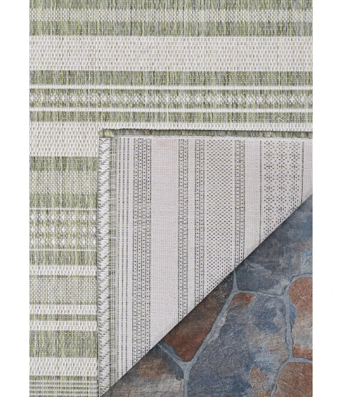 Couristan Recife Sage Leaf/Ivory 5313/4412 7 ft. 6 in. X 7 ft. 6 in. Square Rug