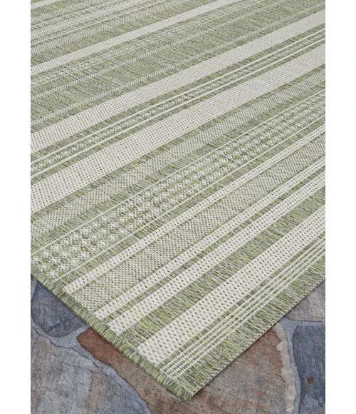 Couristan Recife Sage Leaf/Ivory 5313/4412 7 ft. 6 in. X 7 ft. 6 in. Square Rug