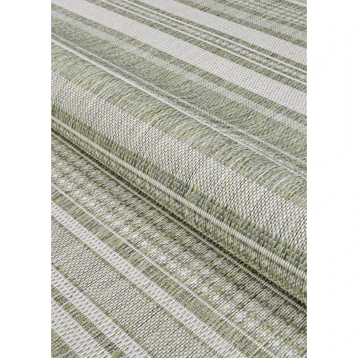 Couristan Recife Sage Leaf/Ivory 5313/4412 7 ft. 6 in. X 7 ft. 6 in. Round Rug