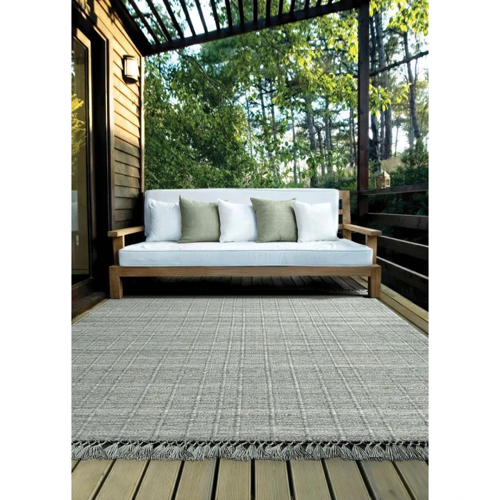 Couristan ASCOT CELADON 5415_6006 8ft. x 10ft. Rect. Rug
