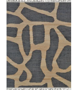 Couristan COSMOROS NATURAL/BLACK 5420_1501 8ft. x 10ft. Rect. Rug