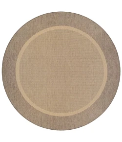 Couristan RECIFE NATURAL/COFFEE R526_0712 7ft.6in. x 7ft.6in. Square Rug