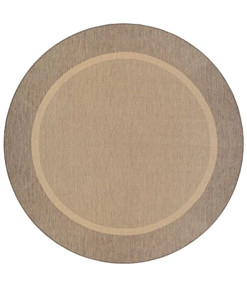 Couristan RECIFE NATURAL/COFFEE R526_0712 5ft.3in. x 7ft.6in. Rect. Rug