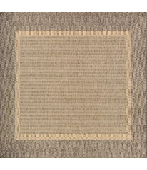 Couristan RECIFE NATURAL/COFFEE R526_0712 5ft.3in. x 7ft.6in. Rect. Rug