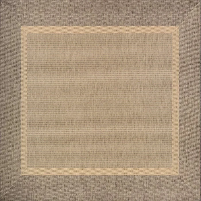Couristan RECIFE NATURAL/COFFEE R526_0712 6ft.2in. x 9ft.2in. Rect. Rug