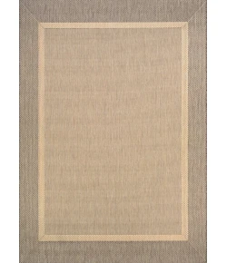 Couristan RECIFE NATURAL/COFFEE R526_0712 7ft.6in. x 7ft.6in. Square Rug