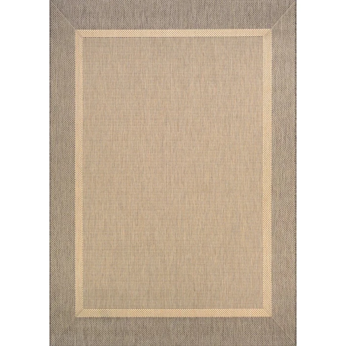 Couristan RECIFE NATURAL/COFFEE R526_0712 6ft.2in. x 9ft.2in. Rect. Rug