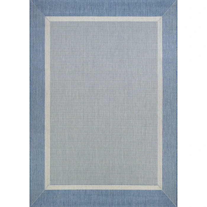 Couristan RECIFE CHAMPAGNE/BLUE R526_1212 6ft.2in. x 9ft.2in. Rect. Rug
