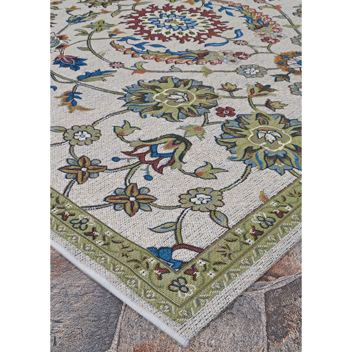Couristan Dolce Beige/Multi 5583/7439 2 ft. 3 in. X 7 ft. 10 in. Rectangle Rug