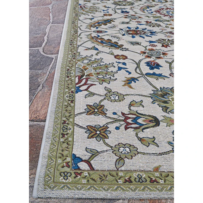 Couristan Dolce Beige/Multi 5583/7439 2 ft. 3 in. X 7 ft. 10 in. Rectangle Rug
