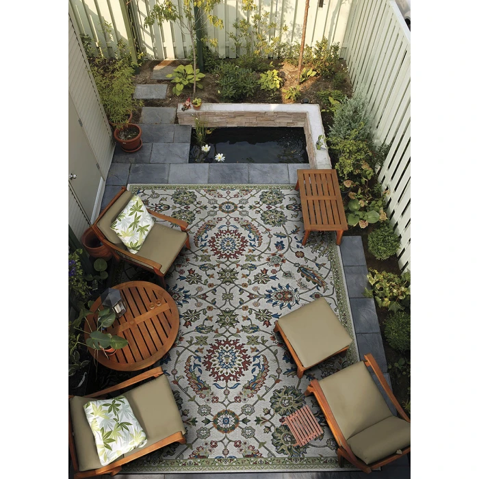 Couristan Dolce Beige/Multi 5583/7439 2 ft. 3 in. X 7 ft. 10 in. Rectangle Rug
