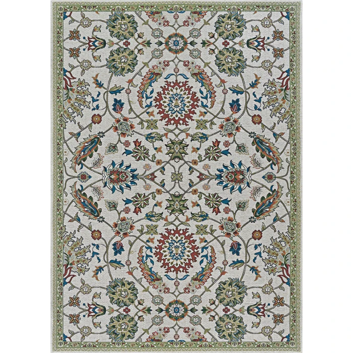 Couristan Dolce Beige/Multi 5583/7439 2 ft. 3 in. X 7 ft. 10 in. Rectangle Rug