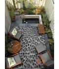 Couristan Dolce Ivory-Charcoal 5756/2002 4 ft. X 5 ft. 10 in. Rectangle Rug