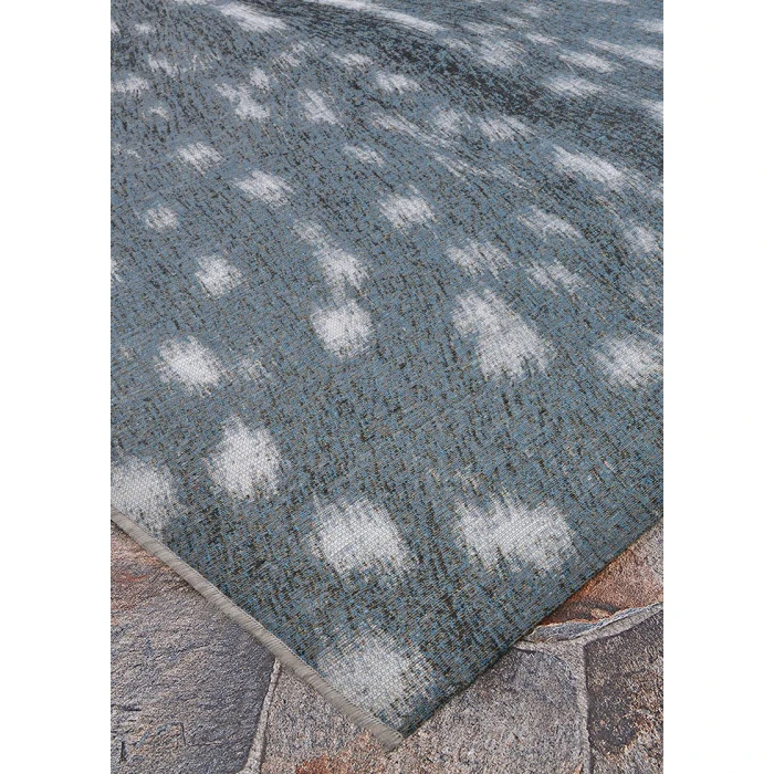 Couristan Dolce Denim-Silver 5757/0700 2 ft. 3 in. X 7 ft. 10 in. Rectangle Rug