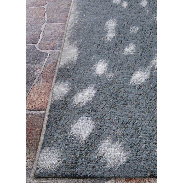 Couristan Dolce Denim-Silver 5757/0700 2 ft. 3 in. X 7 ft. 10 in. Rectangle Rug